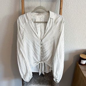 Billabong Striped Button Up